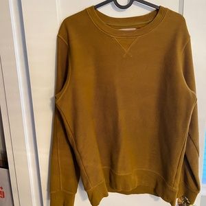 Everlane Crewneck Sweatshirt | Unisex | Size S | Butternut Color | 100% Cotton